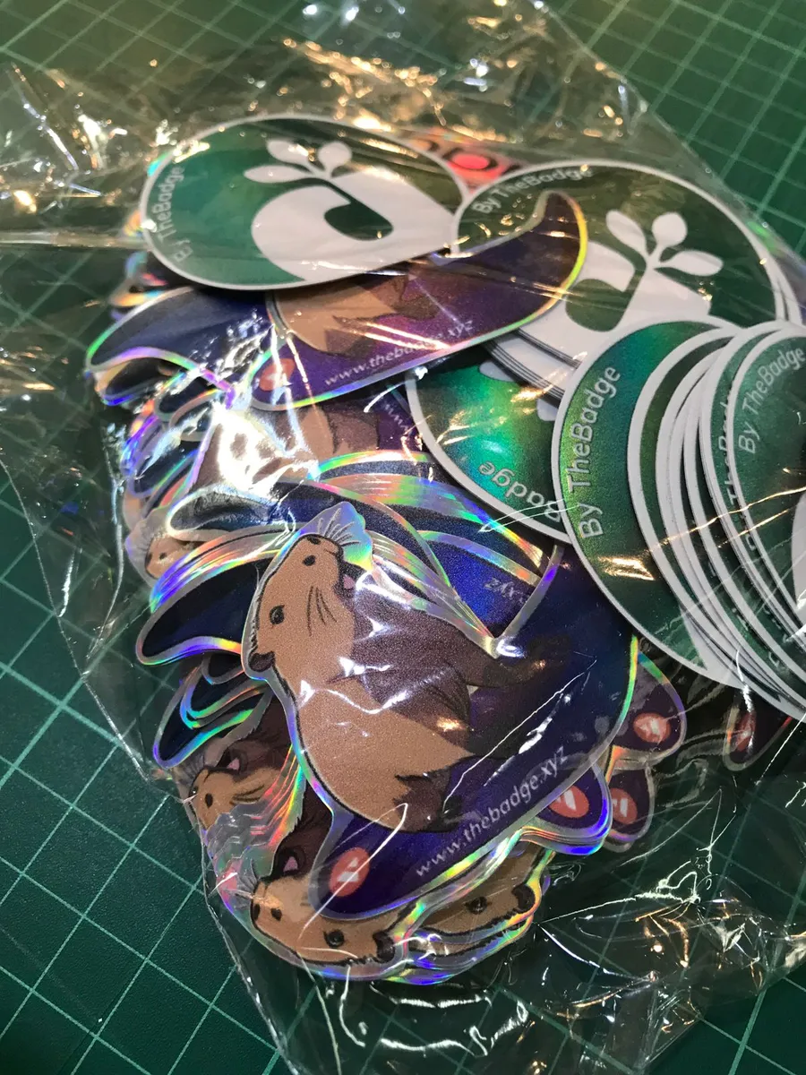 Fresh OpenGrano and TheBadge stickers
